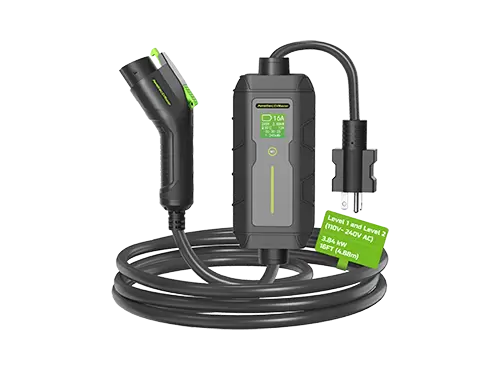 Aweltec CEVMaster ระดับ 1+2 EV Charger 16A 110-240V J1772 แบบพกพา 16FT
